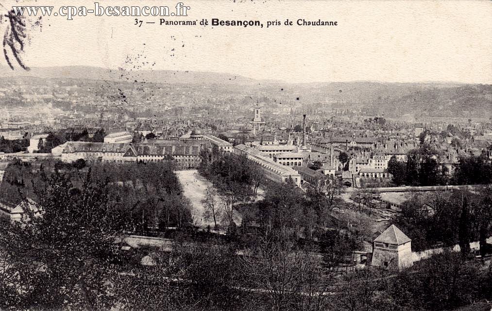 37 - Panorama de Besançon, pris de Chaudanne